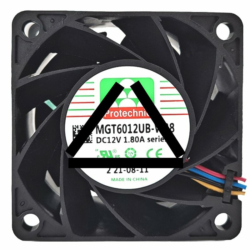 Protechnic MGT6012UB-W38 DC 12V 1.80A PWM 14000RPM Axial Cooling Fan