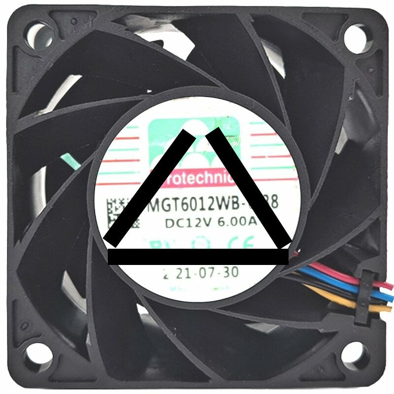 Protechnic MGT6012WB-W38 12V 6.00A 2 / 3 / 4 Wires Cooling Fan