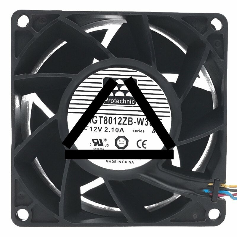 Protechnic MGT8012ZB-W38 DC 12V 2.10A IP55 Waterproof Axial Cooling Fan