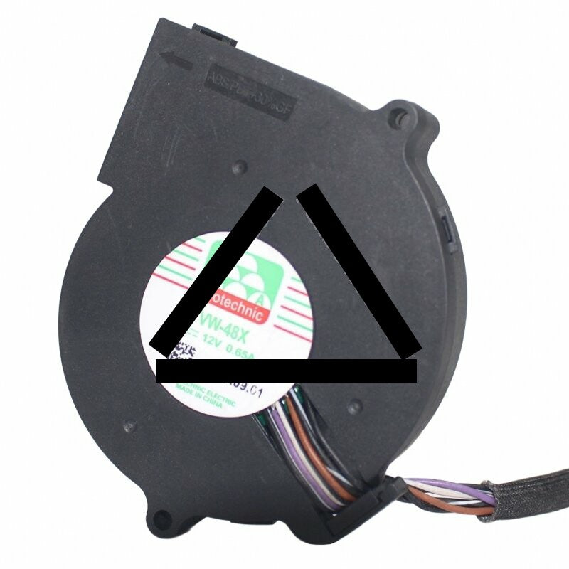 Protechnic VW-48X DC 12V 0.65A 6 Wires Blower Cooling Fan