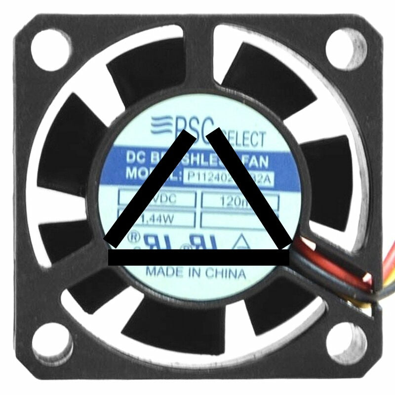 PSC P1124020HB2A 12V 120mA 1.44W DC Brushless Axial Cooling Fan
