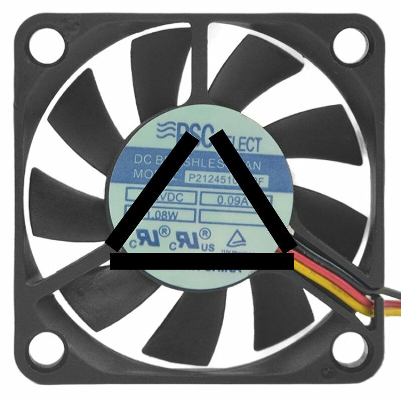 PSC P2124510LB2F 12V 0.09A 1.08W DC Brushless Axial Cooling Fan