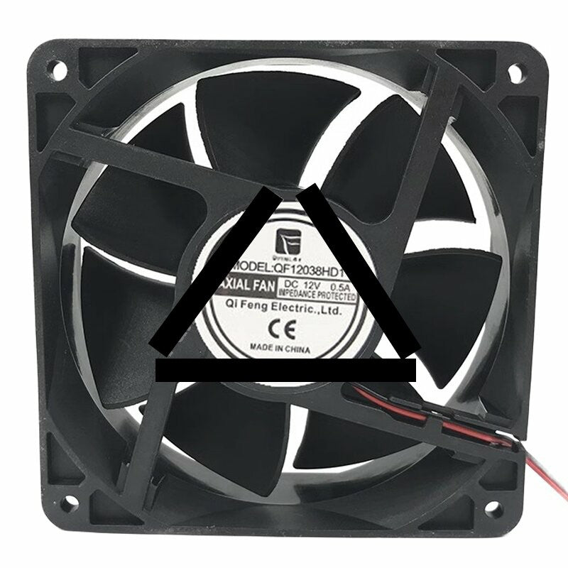 Qi Feng QF12038HD1 DC 12V 0.5A 12038 Axial Cooling Fan