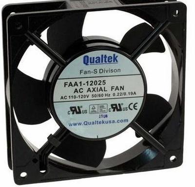 Qualtek FAA1-125NBMW31 115VAC AC axial cooling fan