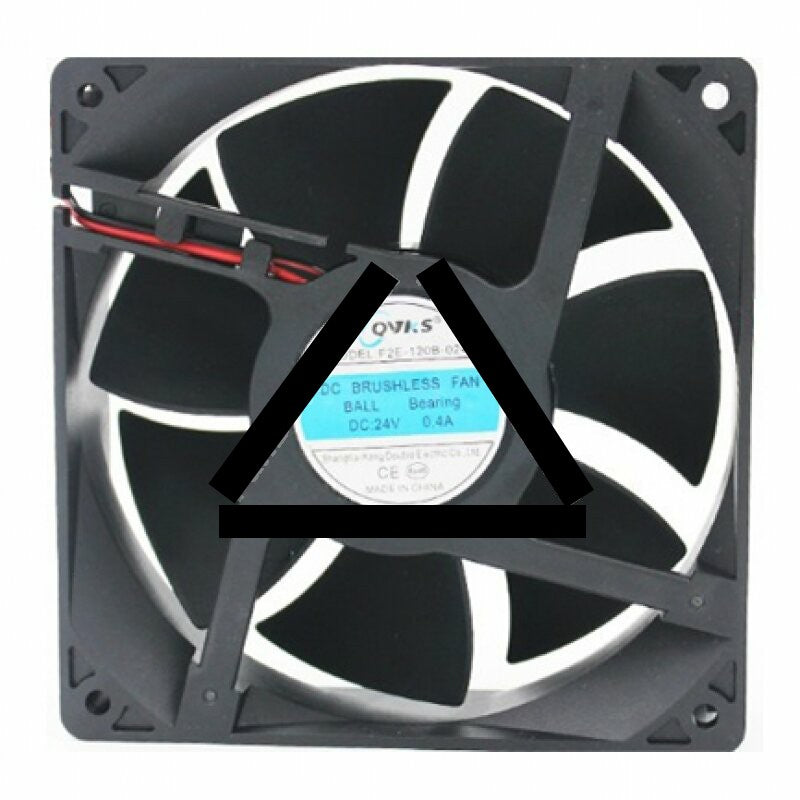 QVKS F2E-120B-024 DC 24V 0.4A 12038 Ball Bearing Brushless Axial Cooling Fan