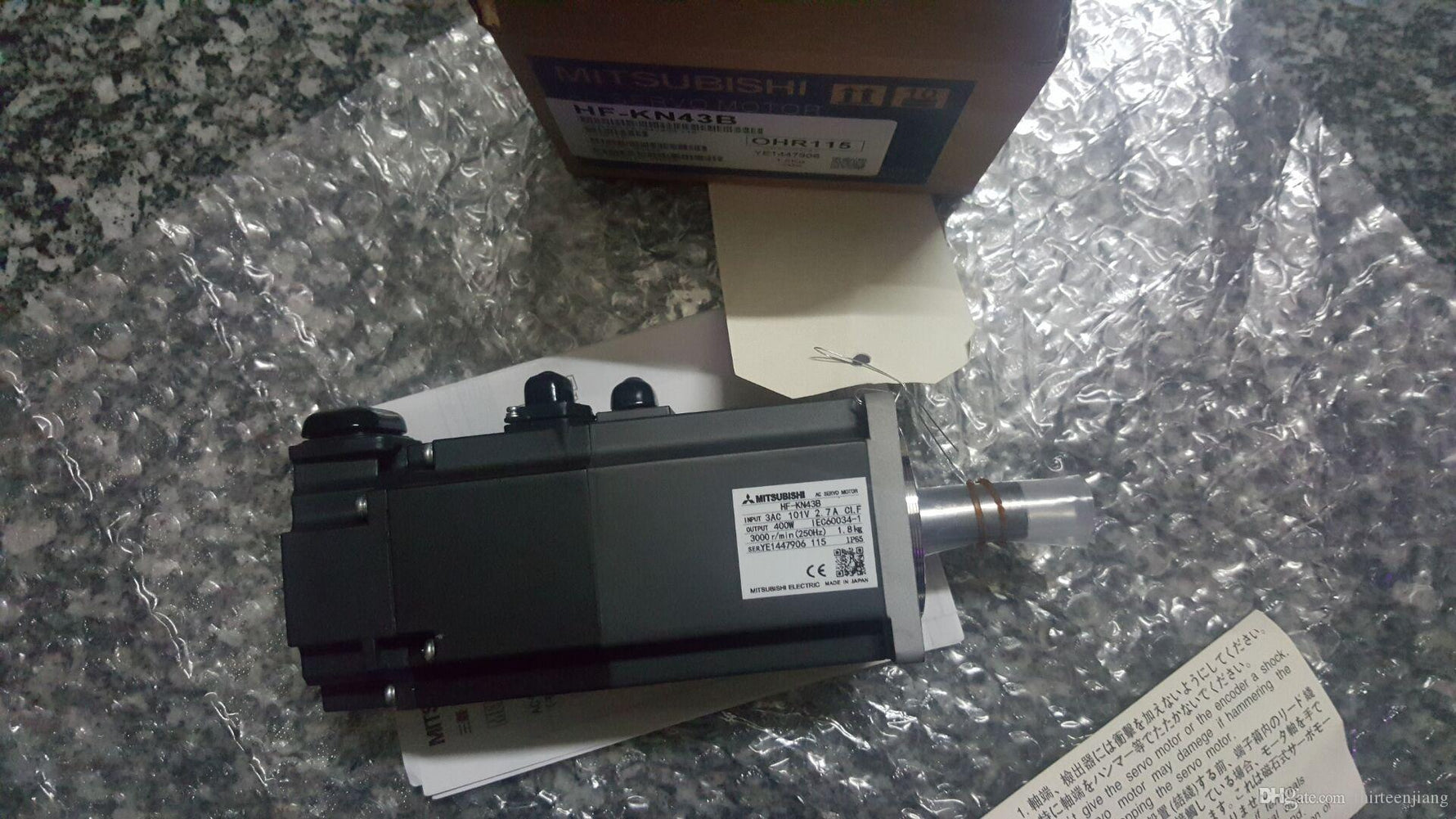wholesale 1PC Mitsubishi AC Servo Motor HF-KN43 HF-KN43K HF-KN43B New Free Expedited Shipping Please Contact us Check Stock Before Payment