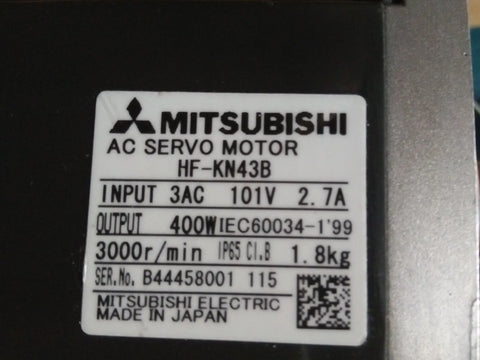 wholesale 1PC Mitsubishi AC Servo Motor HF-KN43 HF-KN43K HF-KN43B New Free Expedited Shipping Please Contact us Check Stock Before Payment