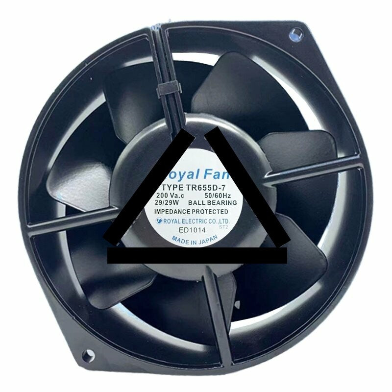 Royal Fan TR655D-7 AC 200V 29W Axial Cooling Fan