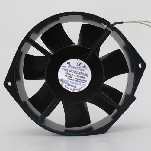 Royal Fan UT795C-TP9 [A58] AC200V 36/31W 172*150*38MM 2 wires cooling fan