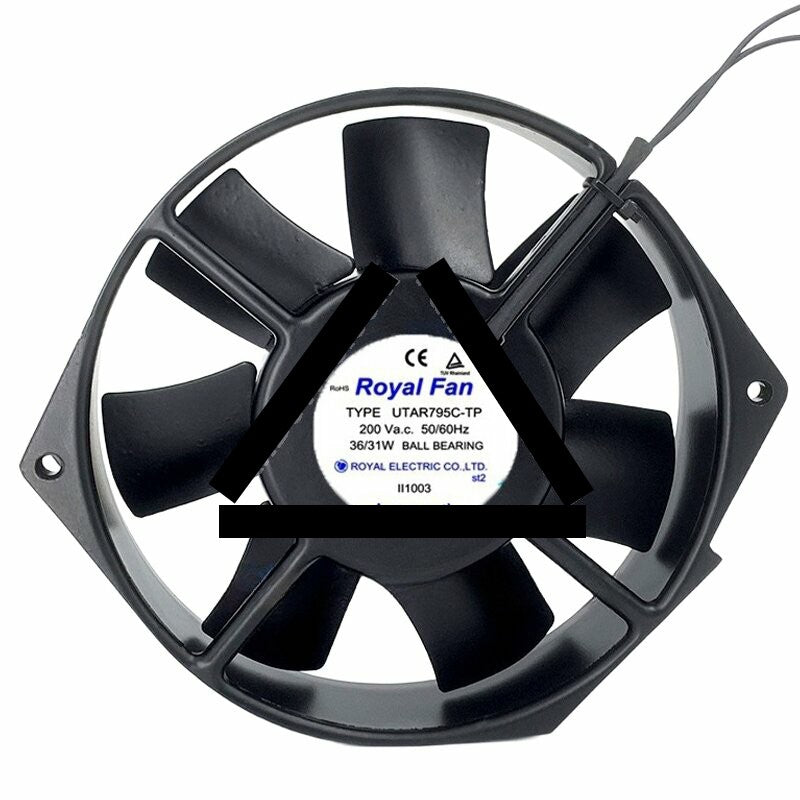 Royal Fan UTAR795C-TP 200V 36/31W Ball Bearing Axial Fan