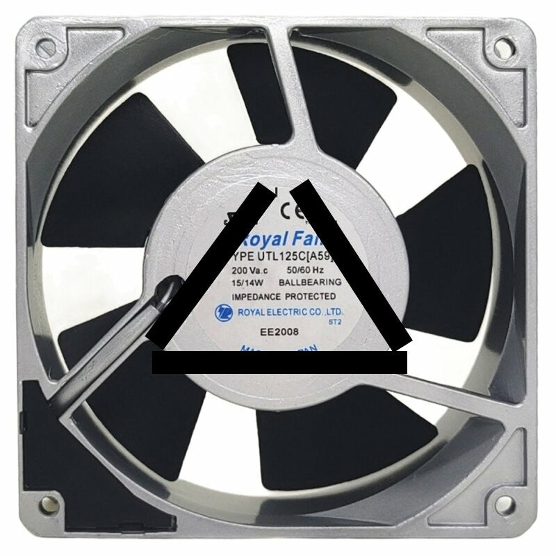 Royal Fan UTL125C AC 200V 15/14W Impedance Protected Axial Cooling Fan