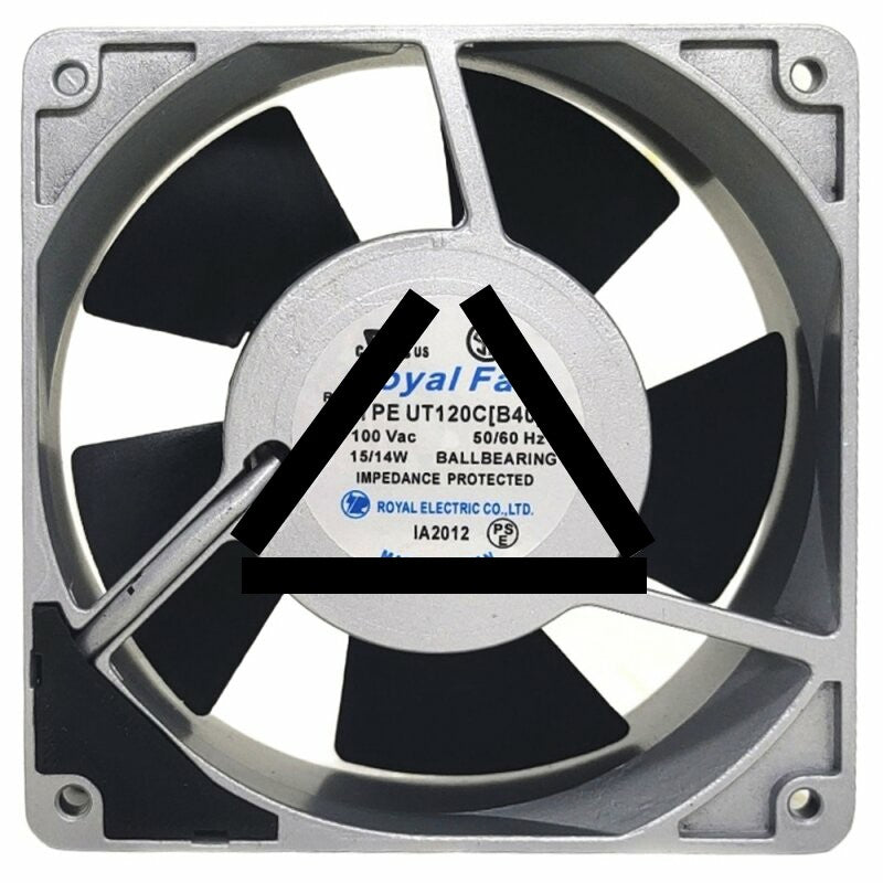 RoyalFan UT120C[B40] AC 100V Ball Bearing Impedance Protected Cooling Fan