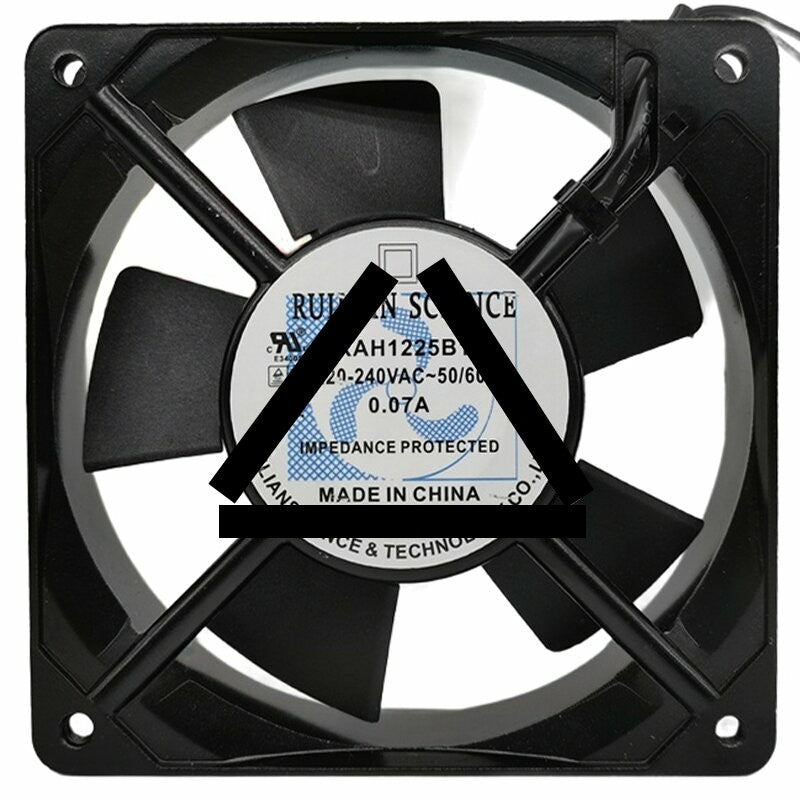 RUILIAN SCIENCE RAH1225B1 AC 220-240V 0.07A Impedance Protected Axial Fan