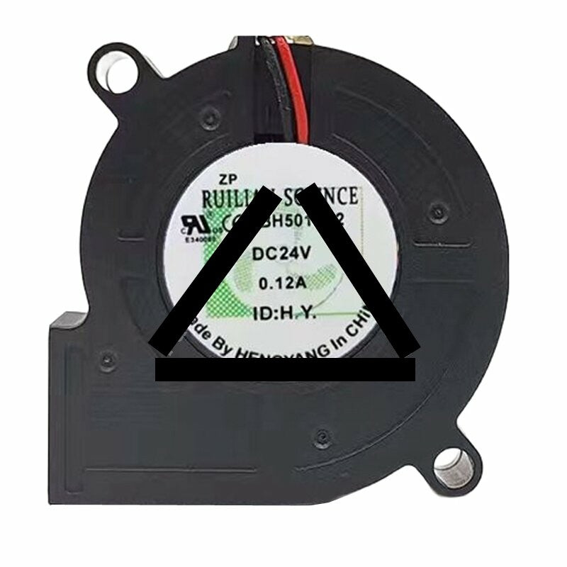 RUILIAN SCIENCE RBH5015B2 DC 24V 0.12A 5015 Blower Cooling Fan