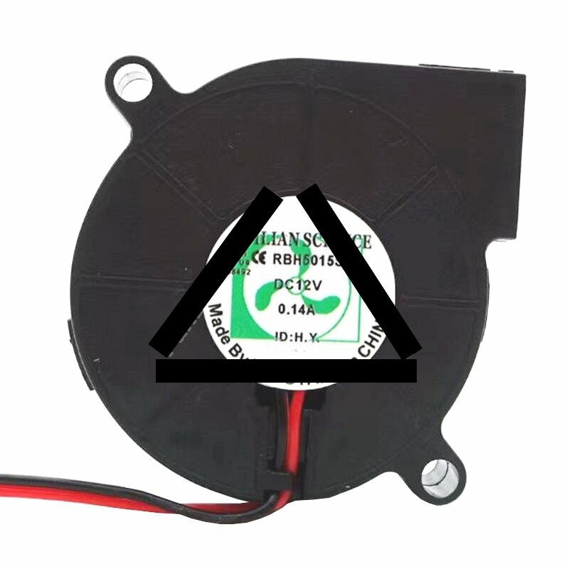 RUILIAN SCIENCE RBH5015S DC 12V 0.14A 5015 Blower Cooling Fan