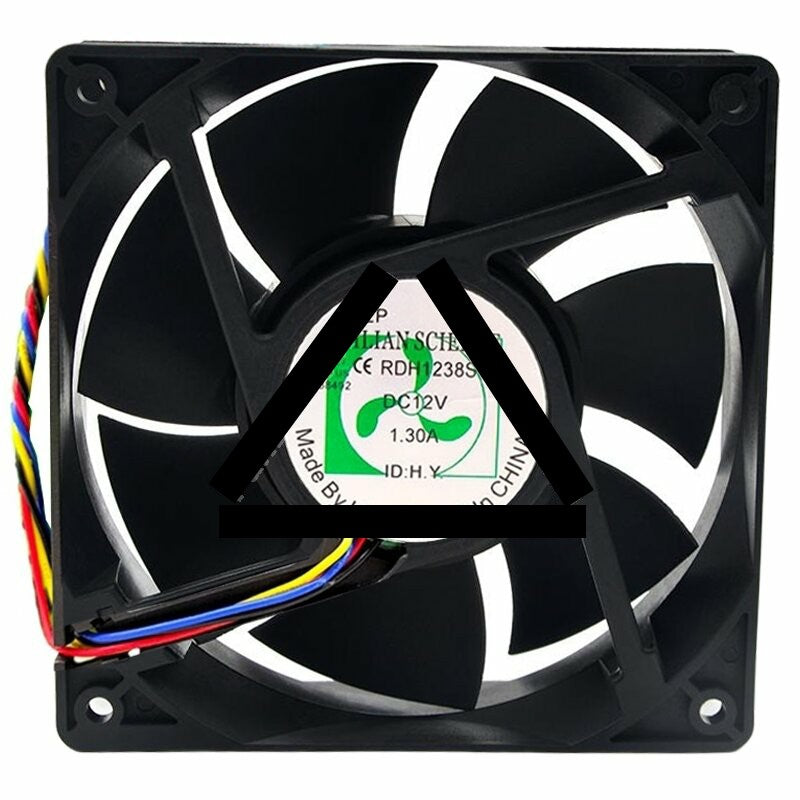 RUILIAN SCIENCE RDH1238S1 DC 12V 1.30A 2 Wires / 3 Wires / 4 Wires Axial Cooling Fan