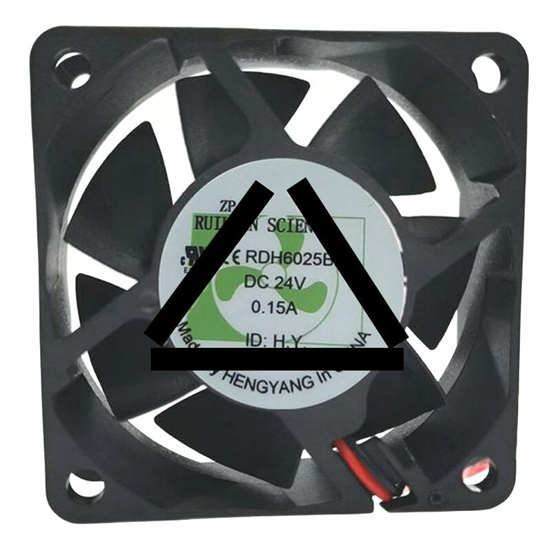 RUILIAN SCIENCE RDH6025B2 DC 24V 0.15A 6025 Axial Cooling Fan