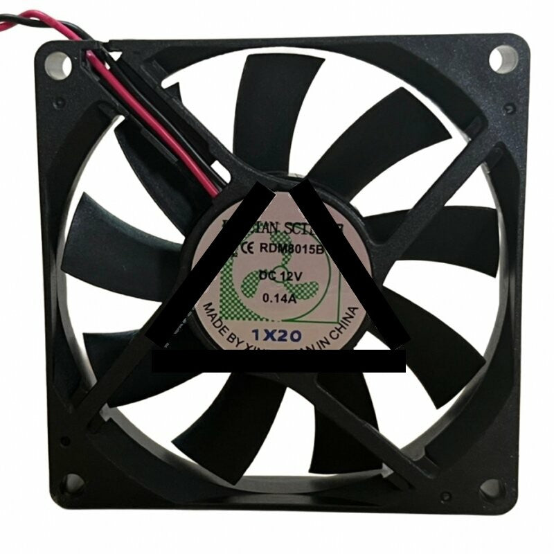RUILIAN SCIENCE RDM8015B DC 12V 0.14A 8015 Axial Cooling Fan