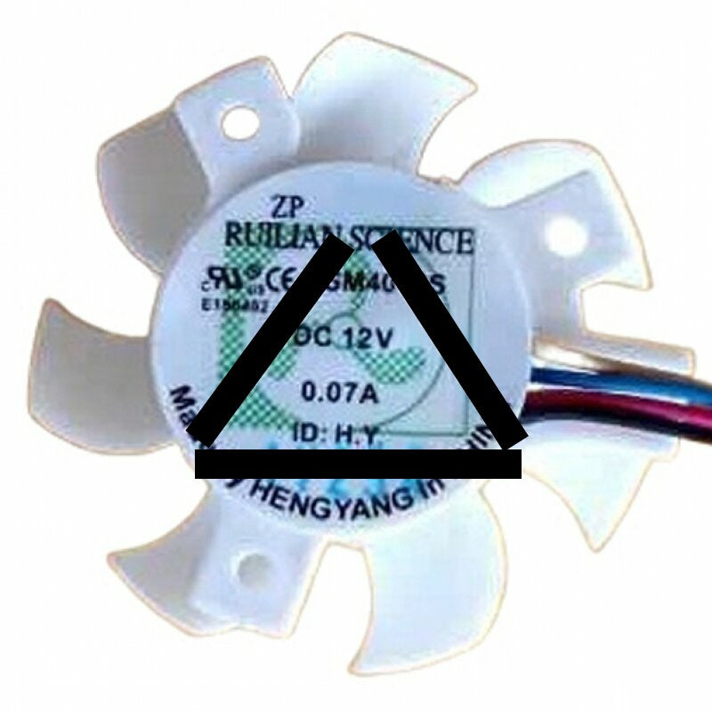 RUILIAN SCIENCE RSM4010S DC 12V 0.07A 4 Wires PWM Axial Cooling Fan