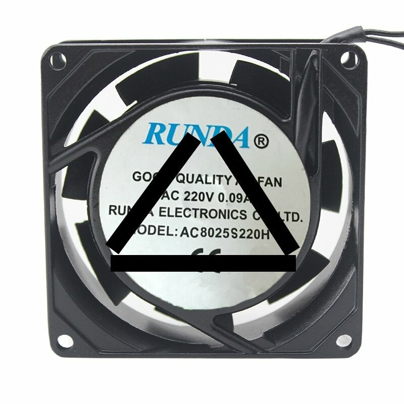 RUNDA AC8025S220H AC 220V 0.09A 8025 Axial Cooling Fan