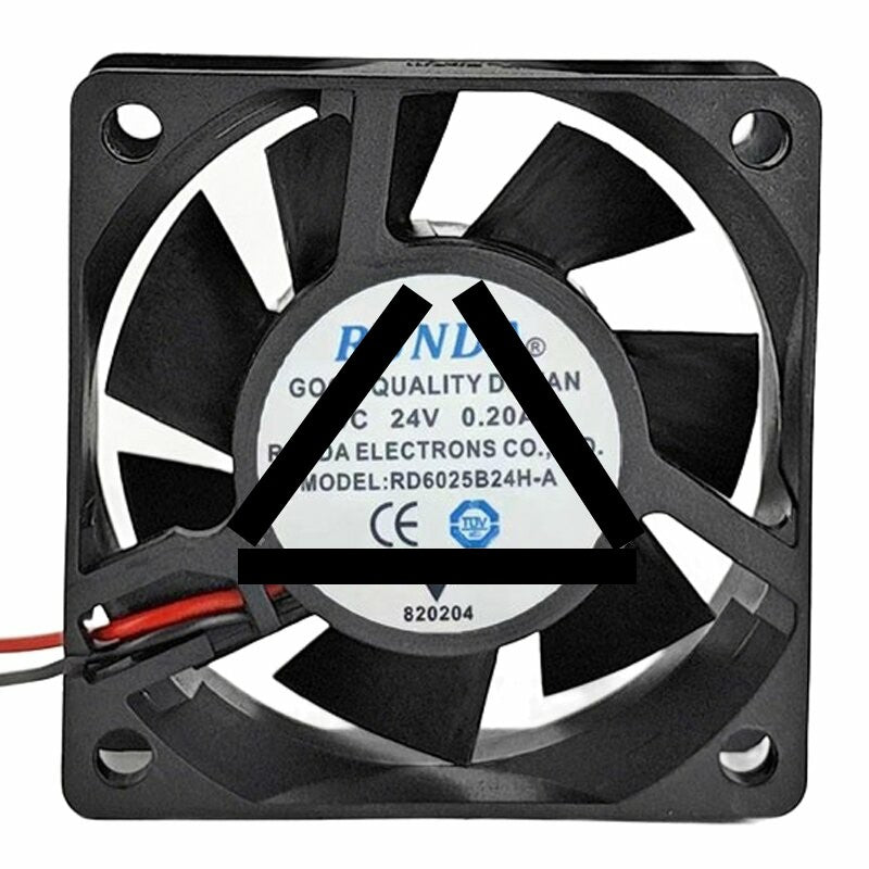 RUNDA RD6025B24H-A DC 24V 0.20A 6025 Axial Cooling Fan