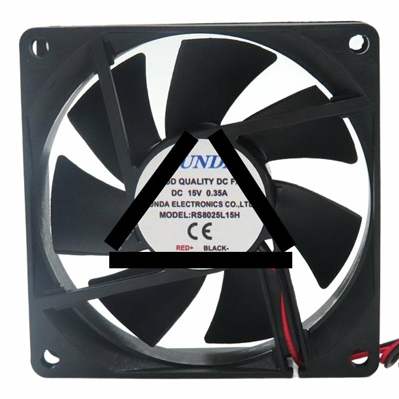 RUNDA RS8025L15H DC 15V 0.35A 8025 Axial Cooling Fan