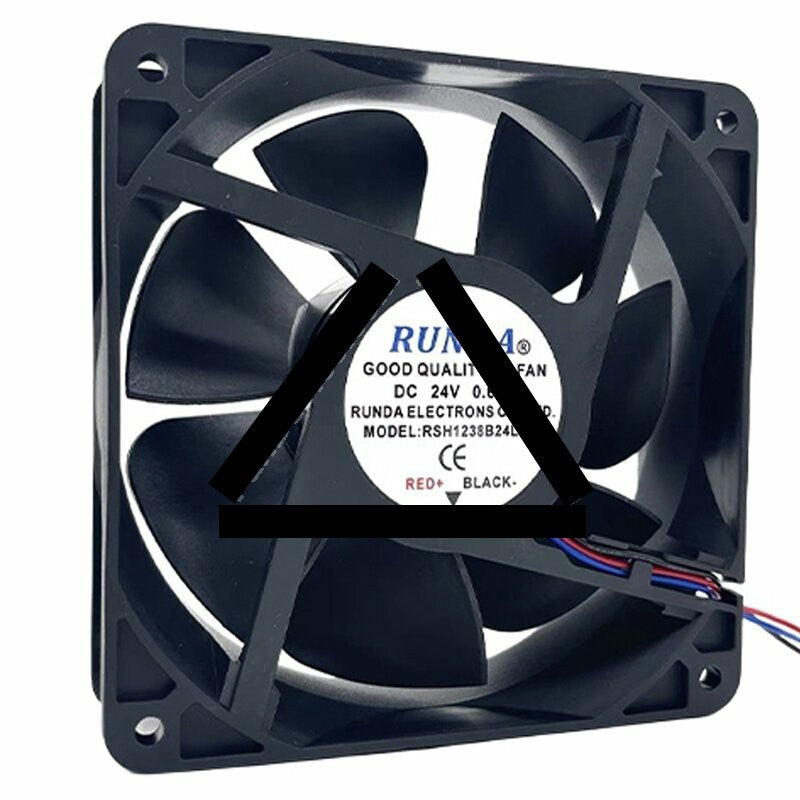 RUNDA RSH1238B24L38S DC 24V 0.60A 12038 Axial Cooling Fan