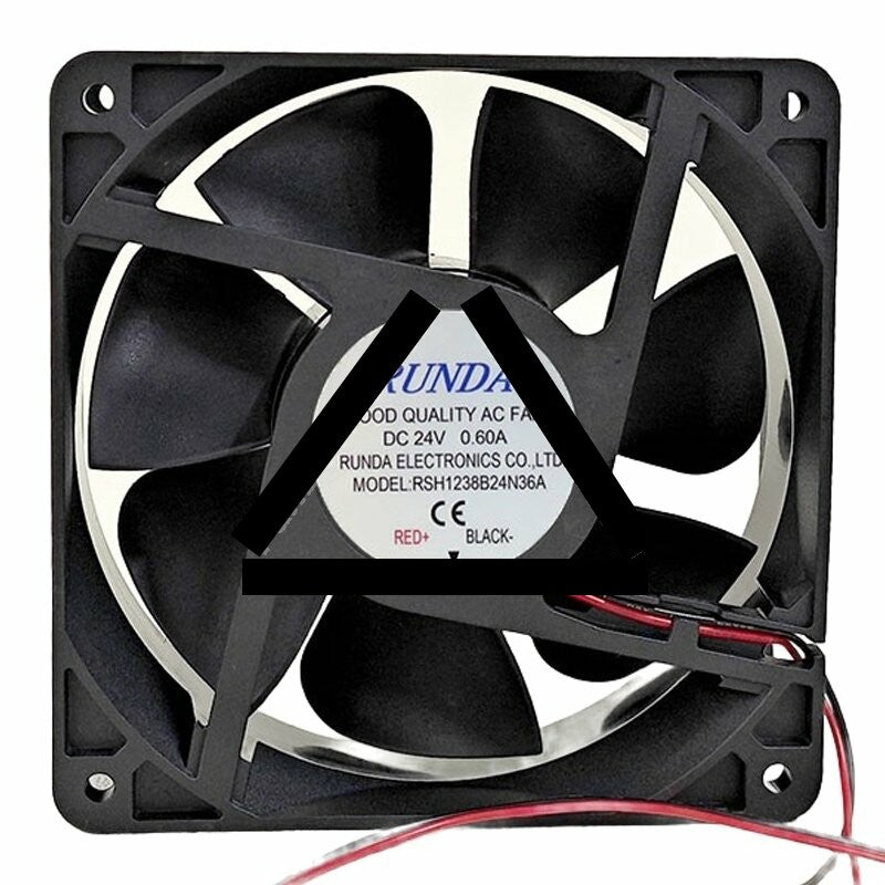 RUNDA RSH1238B24N36A DC 24V 0.60A 12038 Axial Cooling Fan