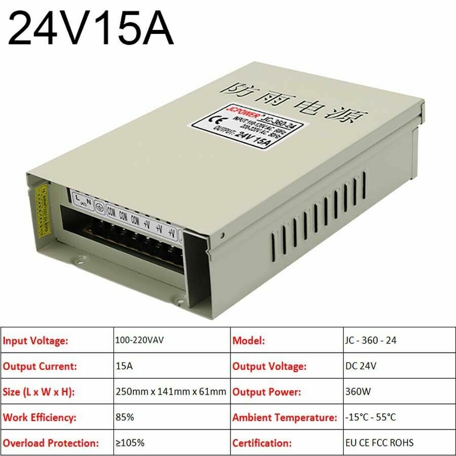 3V/5V/9V/12V/13.8V~48V 10W~3500W DC Regulated Switching Power Supply