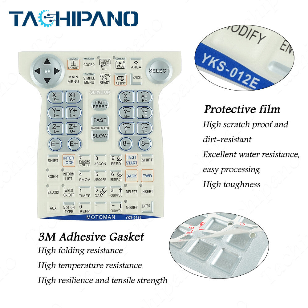 Protective Film for Yaskawa DX100 JZRCR-YPP11-1 Robot Teach Pendant Membrane