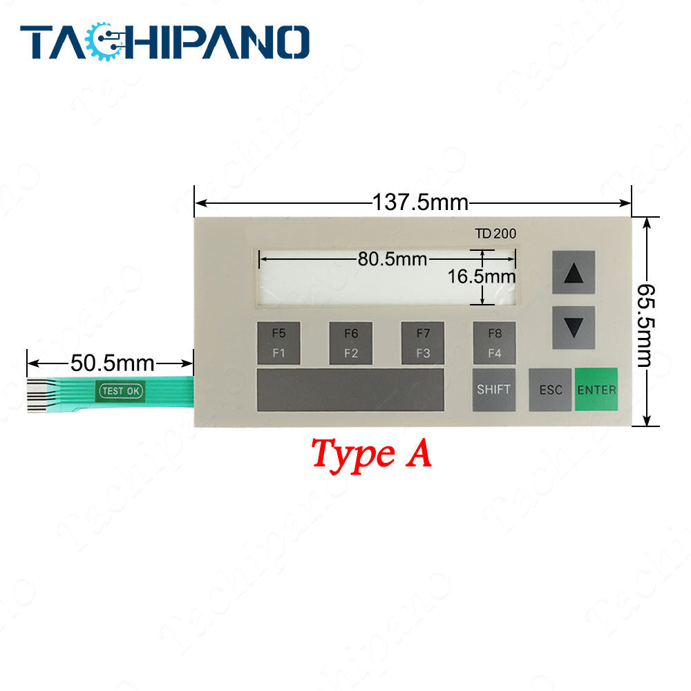 6ES7272-0AA30-0YA0 Membrane Switch Keypad Keyboard for 6ES7 272-0AA30-0YA0 TD200