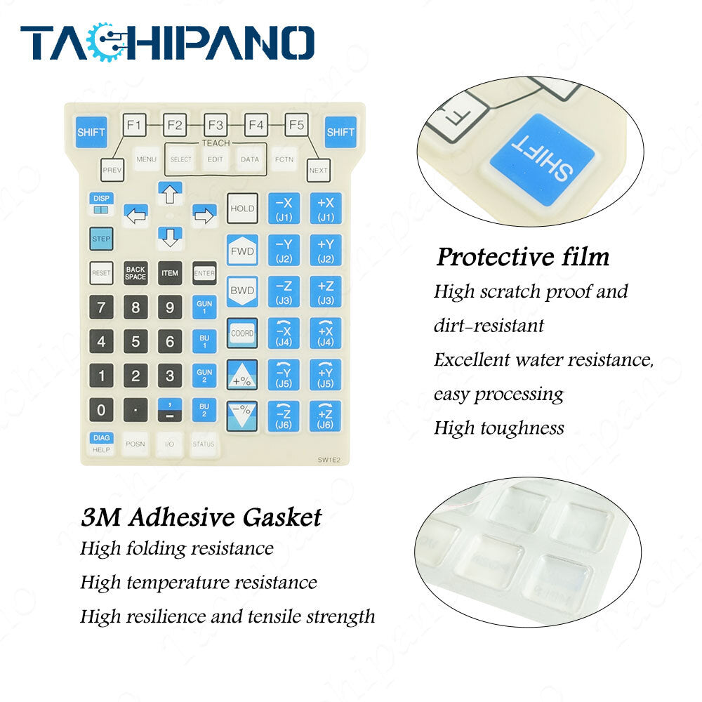Protective Film for A05B-2490-C170 A05B-2490-C171 Teach Pendant Front Overlay