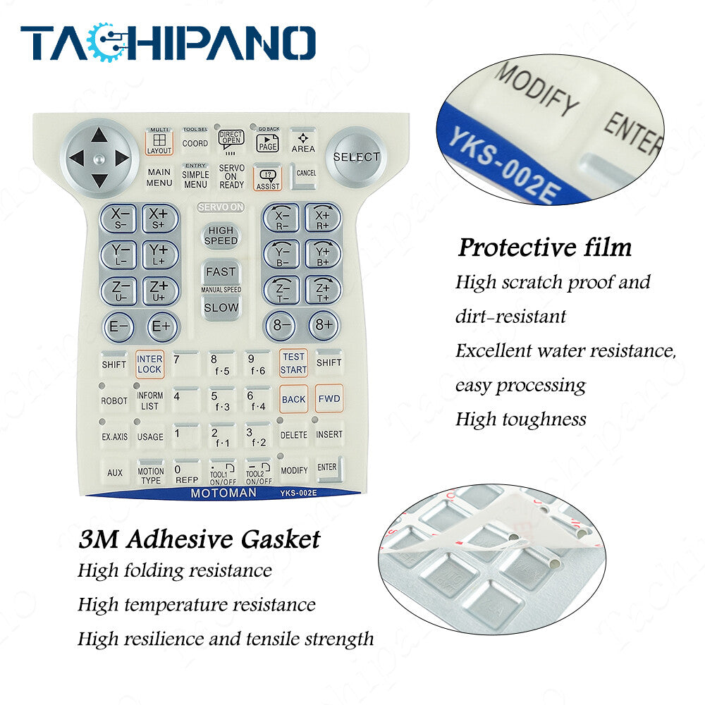 Protective Film for Yaskawa DX100 JZRCR-YPP11-1 Robot Teach Pendant Membrane