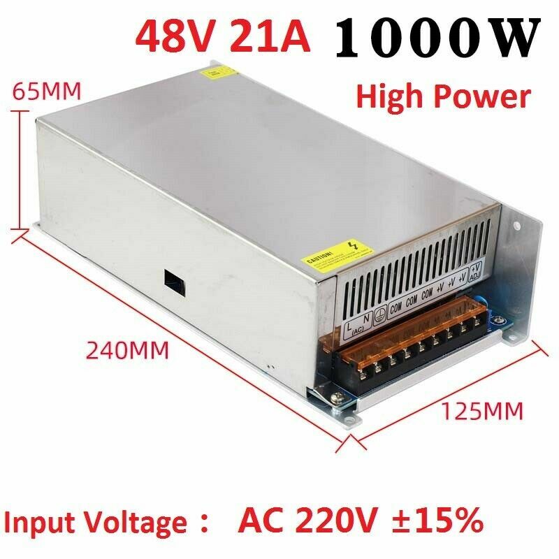 3V/5V/9V/12V/13.8V~48V 10W~3500W DC Regulated Switching Power Supply