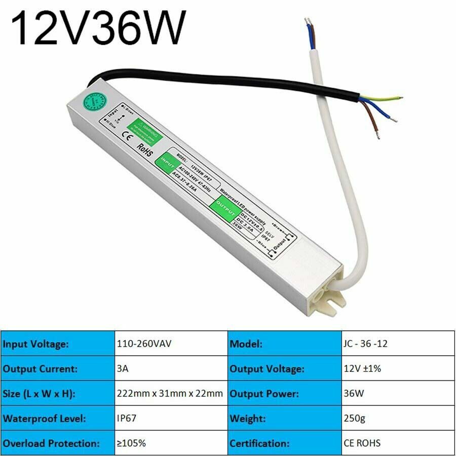 3V/5V/9V/12V/13.8V~48V 10W~3500W DC Regulated Switching Power Supply