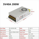 3V/5V/9V/12V/13.8V~48V 10W~3500W DC Regulated Switching Power Supply