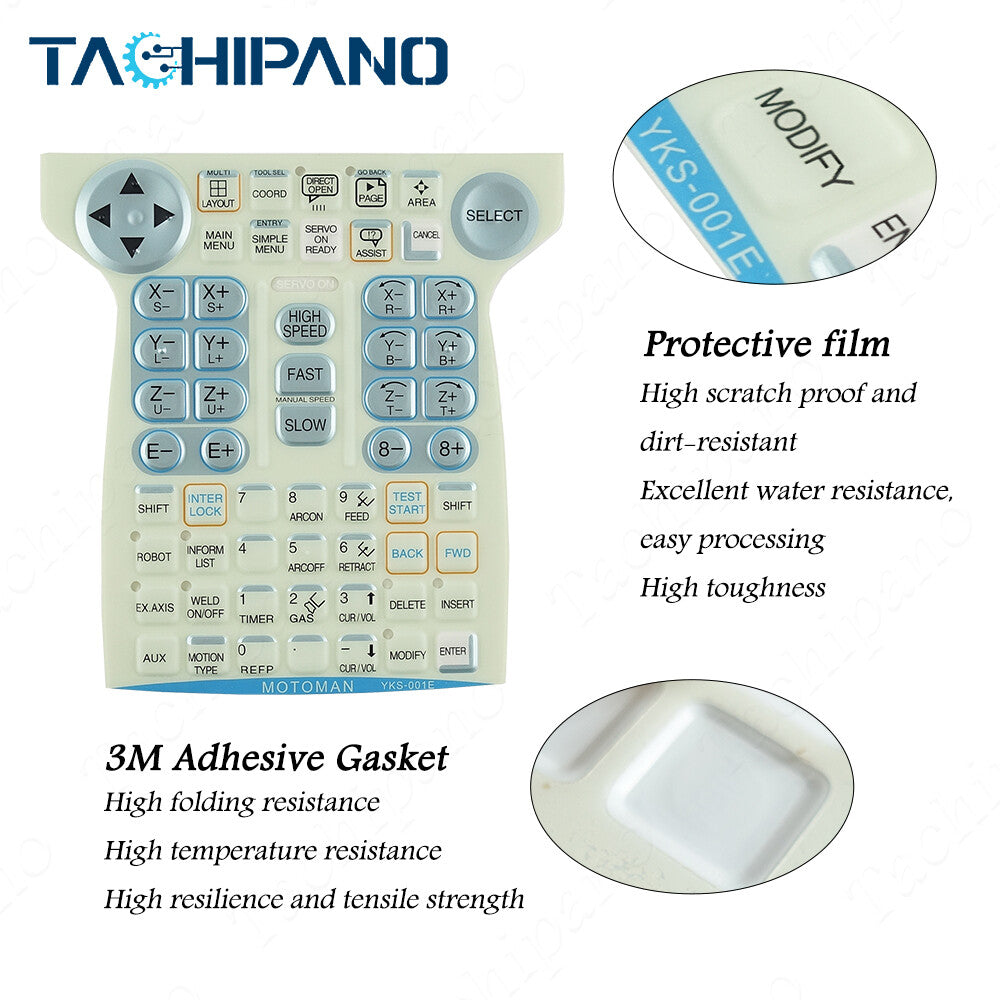 Protective Film for Yaskawa DX100 JZRCR-YPP11-1 Robot Teach Pendant Membrane