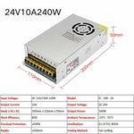 3V/5V/9V/12V/13.8V~48V 10W~3500W DC Regulated Switching Power Supply