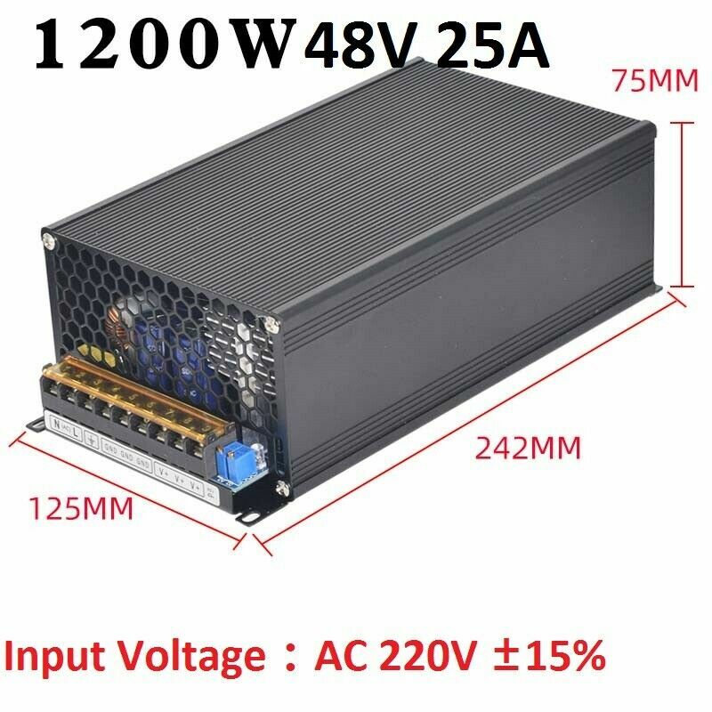 3V/5V/9V/12V/13.8V~48V 10W~3500W DC Regulated Switching Power Supply