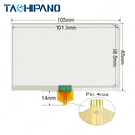 Touch screen for Delta DOP-B03S211 DOP-B03E211 Panel with Protective film