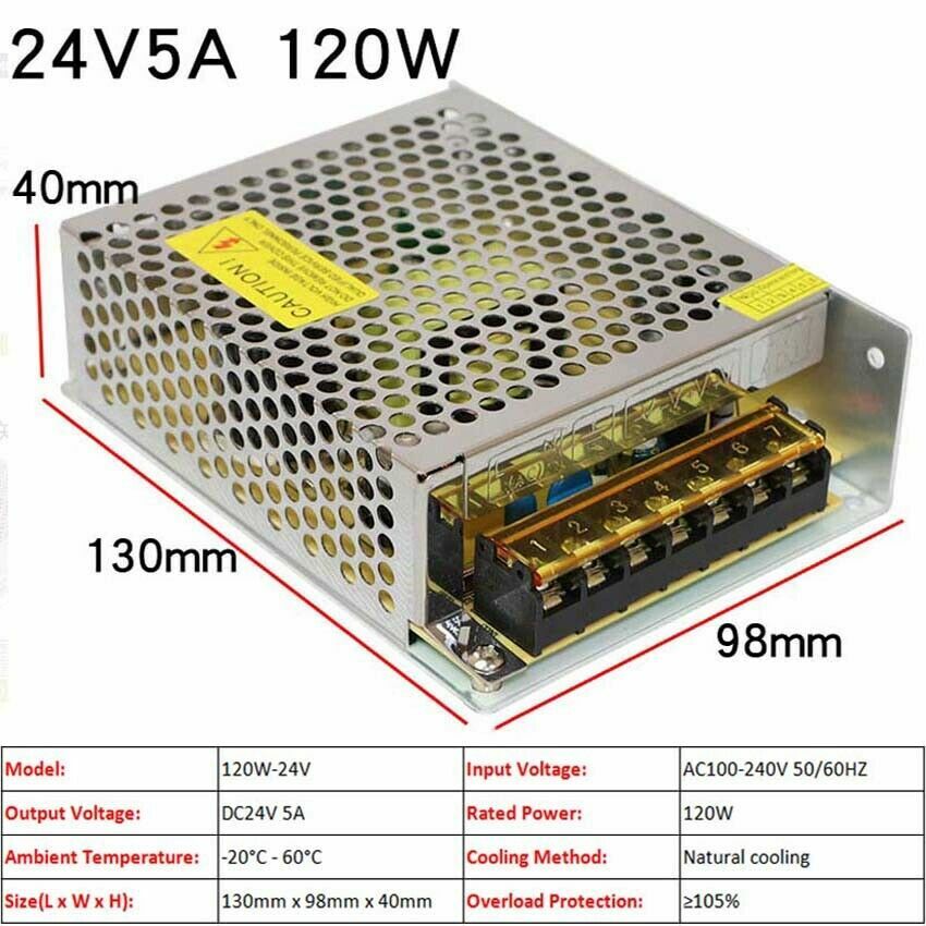 3V/5V/9V/12V/13.8V~48V 10W~3500W DC Regulated Switching Power Supply