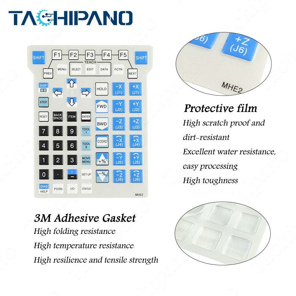 Protective Film for A05B-2518-C334 A05B-2518-C335 Teach Pendant Front Overlay