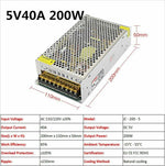 3V/5V/9V/12V/13.8V~48V 10W~3500W DC Regulated Switching Power Supply