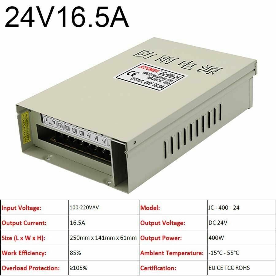 3V/5V/9V/12V/13.8V~48V 10W~3500W DC Regulated Switching Power Supply