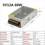 3V/5V/9V/12V/13.8V~48V 10W~3500W DC Regulated Switching Power Supply