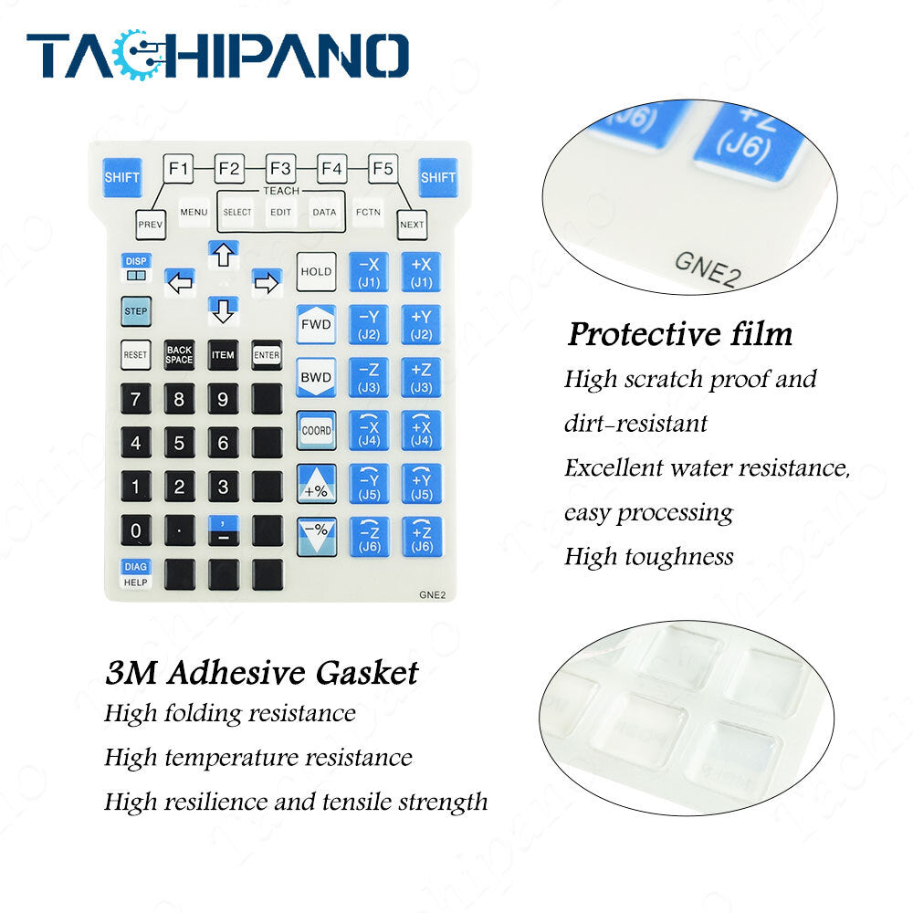 Protective Film for A05B-2490-C170 A05B-2490-C171 Teach Pendant Front Overlay