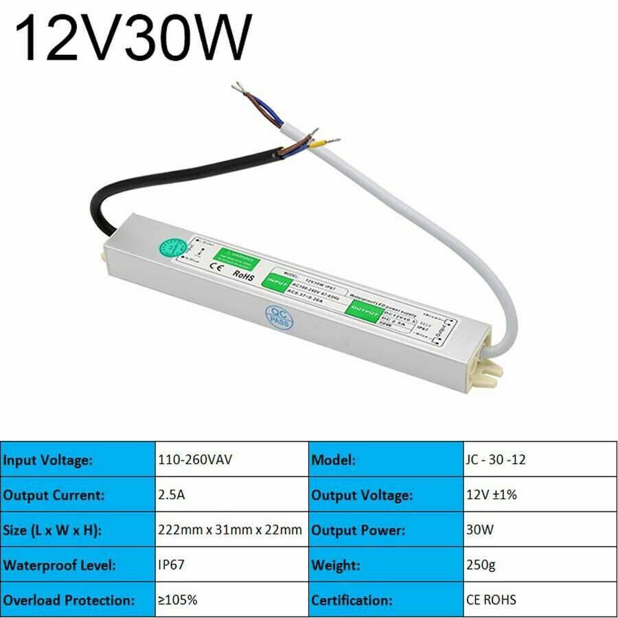 3V/5V/9V/12V/13.8V~48V 10W~3500W DC Regulated Switching Power Supply