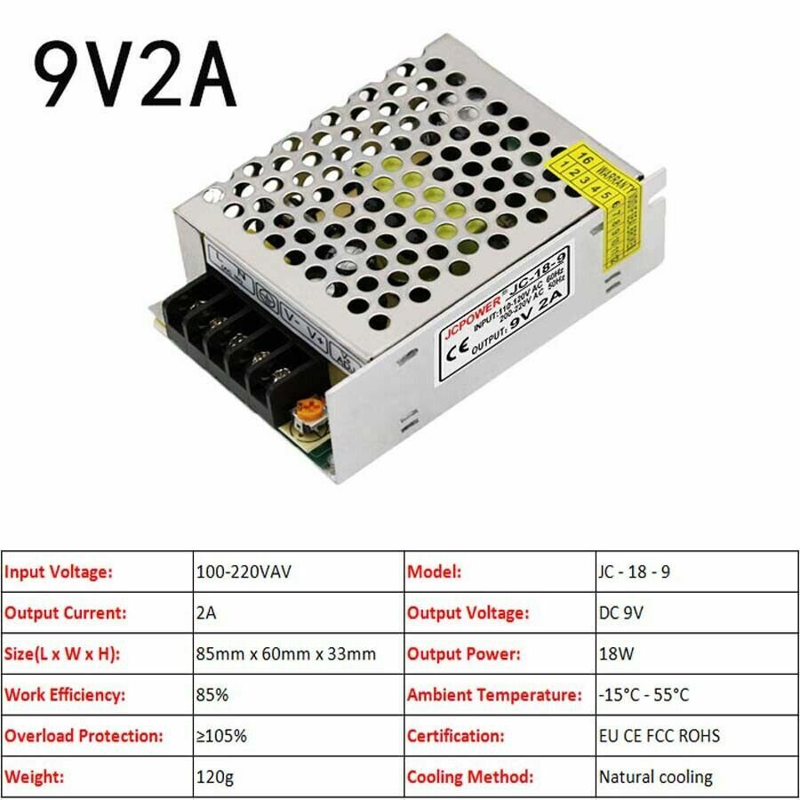 3V/5V/9V/12V/13.8V~48V 10W~3500W DC Regulated Switching Power Supply