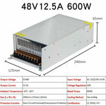 3V/5V/9V/12V/13.8V~48V 10W~3500W DC Regulated Switching Power Supply