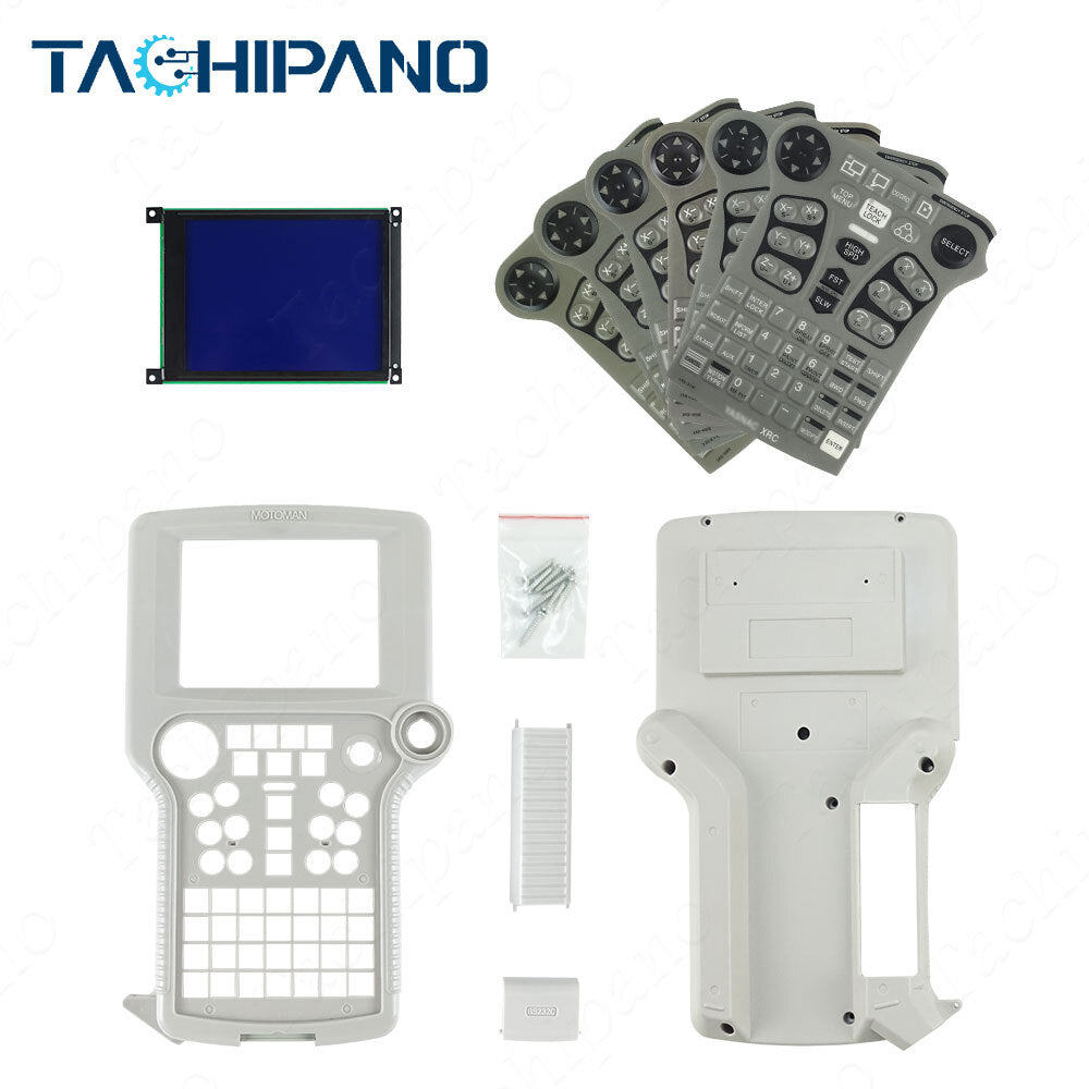 Plastic Case for Yaskawa XRC JZNC-XPP01 JZNC-XPP01B with Overlay + LCD Screen